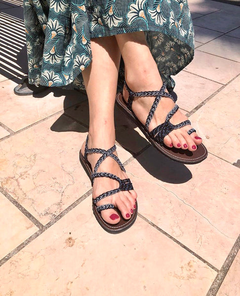 Rope 2025 flat sandals