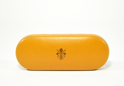 Seamless Italian leather glasses case | Il Bussetto — Calame Palma
